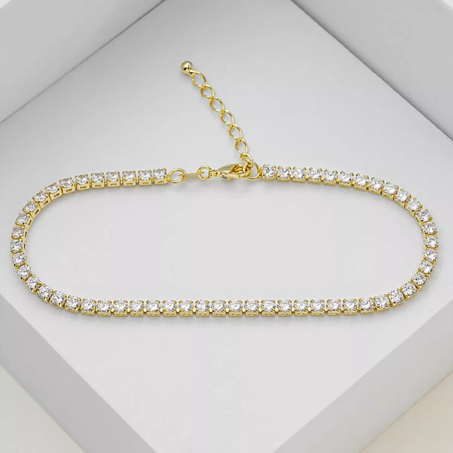 T Circonias Cristal Unisex 22 Cms + Extensor
