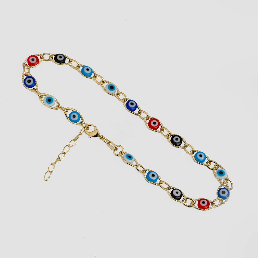 T Ojo Turco Multicolor 23 Cms + 2 Cms  Extensor
