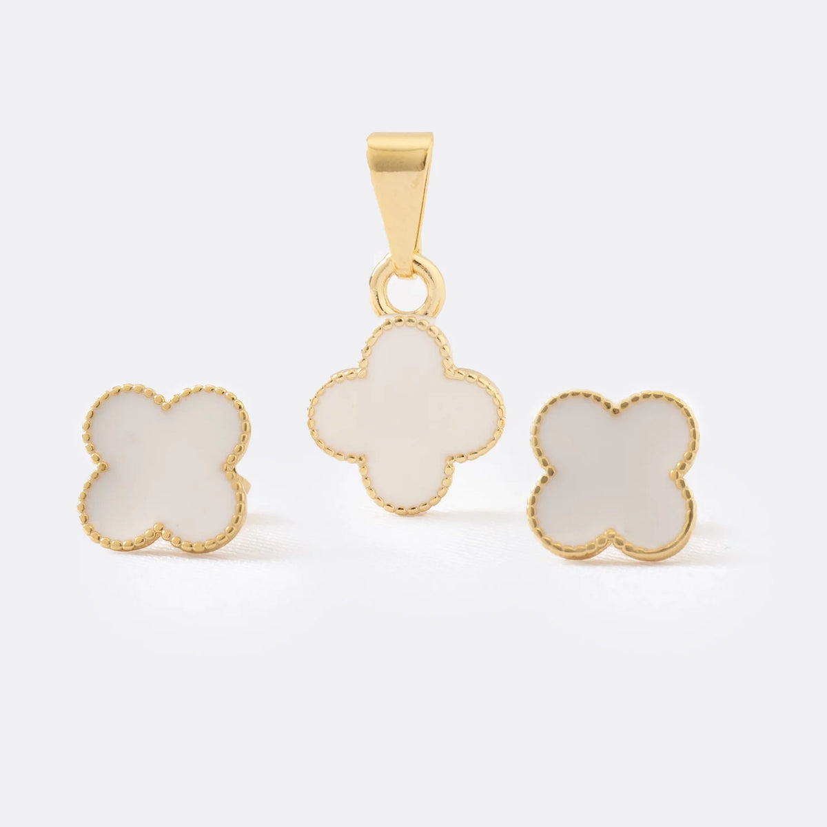 Conjunto Clover Blanco 1 Cm